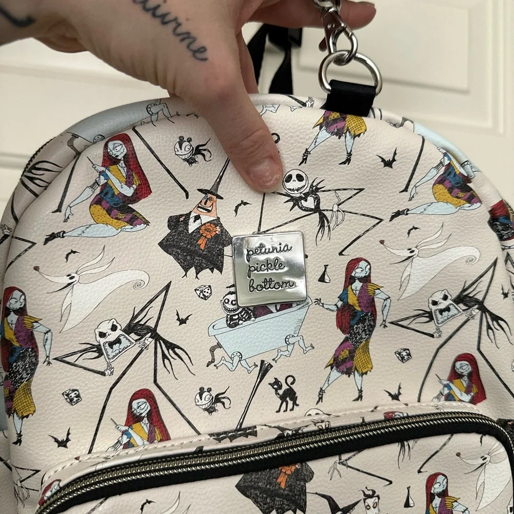 Petunia Pickle Bottom Nightmare Before Christmas Mini Backpack - Picture 5 of 10